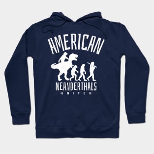 Vintage American Neanderthals United Hoodie